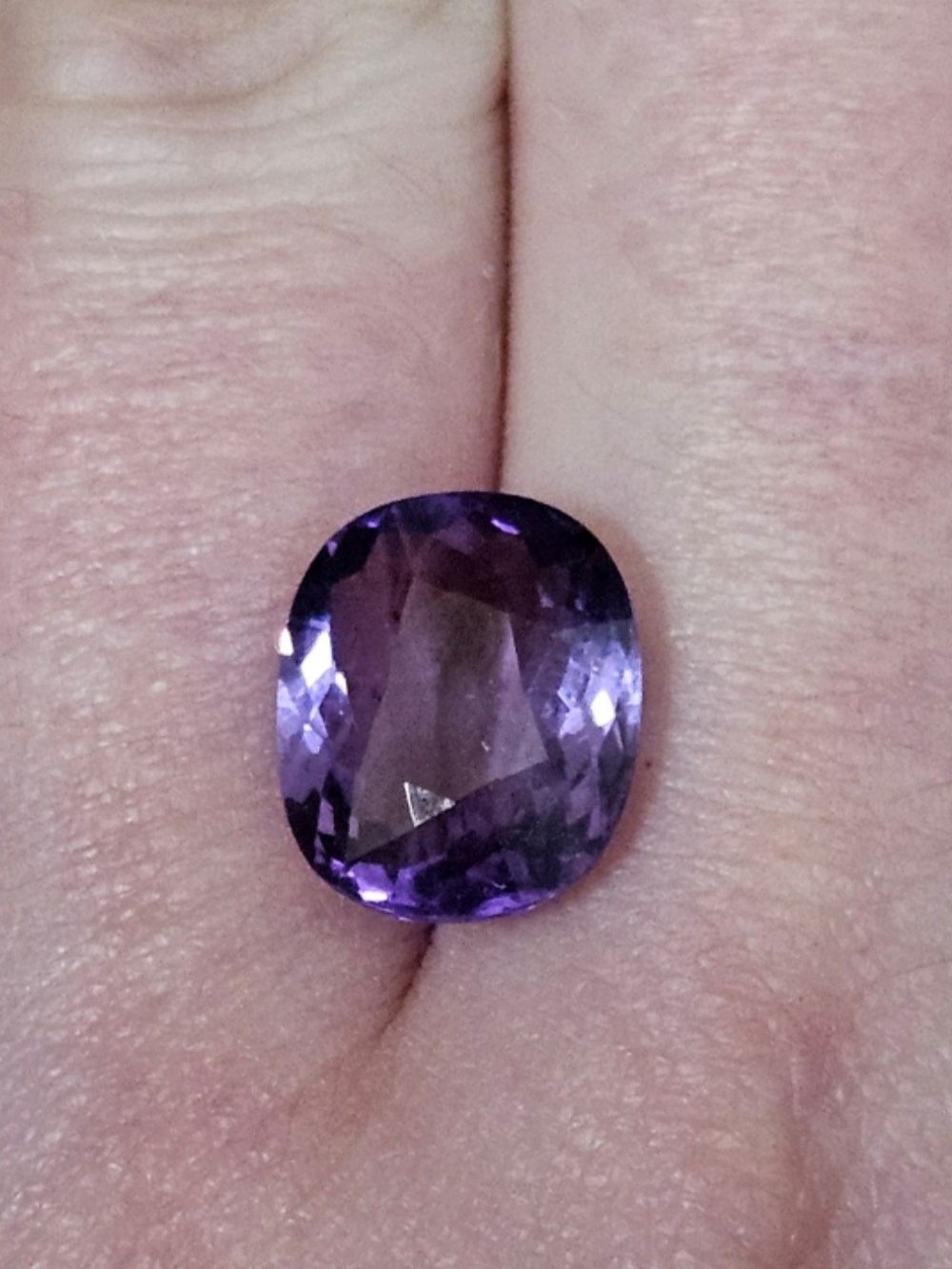 4.56 Carat Pinkish Purple Amethyst